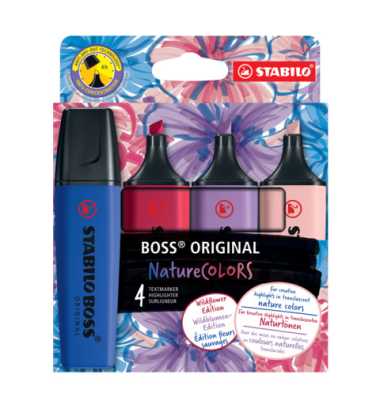 Textmarker EO70/4-1-103-5, sortiert in 4 Farben, 2-5mm 