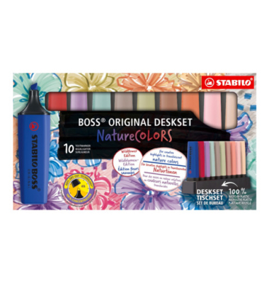 Textmarker 10ST NatureCOLORS sortiert