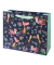 Geschenktragetasche Tropical Birds blue