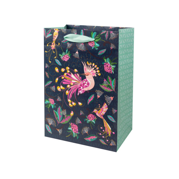 6 Stück TURNOWSKY Geschenktasche 46 809, Tropical Birds, 22cm x 30cm 4009835468098 TURNOWSKY