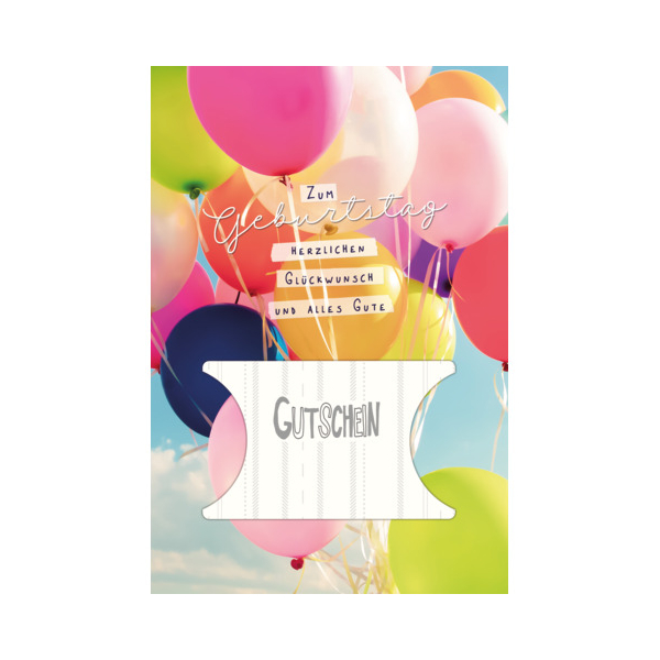 5 Stück Alpedia Geburtstagskarten 51-10677 11,5x17 cm 115mm x 170mm (BxH) Ballons bunt 9004546583851 Alpedia