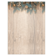 Weihnachtlicher Design Papier 25BL Golden Greens