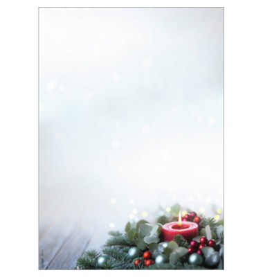 Weihnachtlicher Design Papier Candlelight Cheer