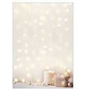 Weihnachtlicher Design Papier Golden Glow