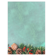 Weihnachtlicher Design Papier 100BL GreenChristmas