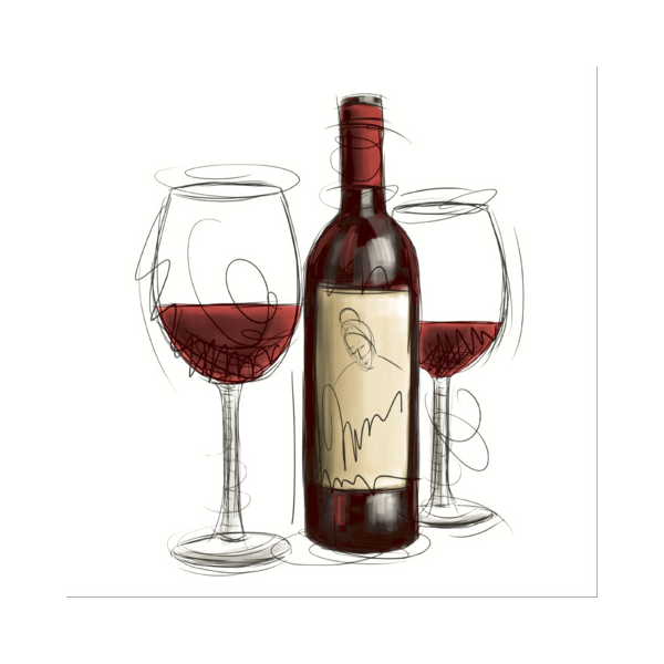 4037698246294 - Motivserviette 25x25cm Kulinarik 4037698246294 PaperDesign