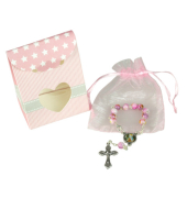 Geschenkset Taufe Herz rosa