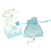 Geschenkset Taufe Bär blau