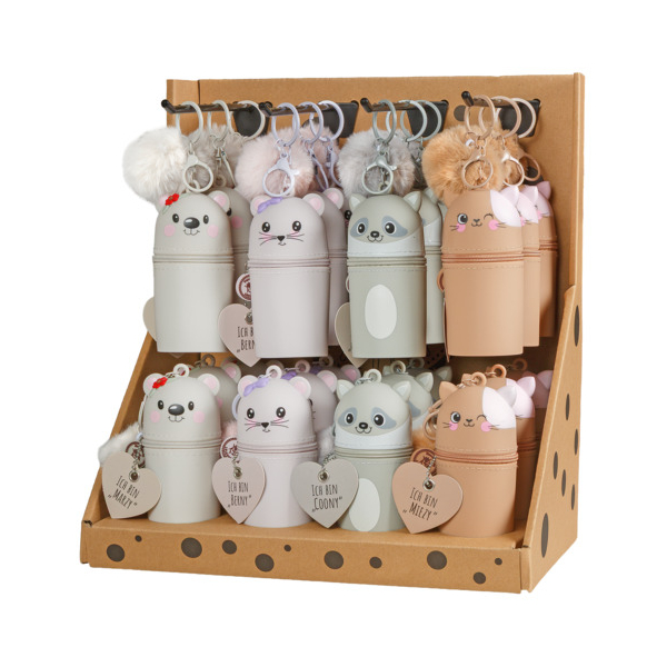 LULUBUG Schlüsselanhänger Mini Silikon sortiert 4251932324399 LULUBUG 24 Stück