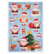 Weihnachtsetikett Weihnachtsmann