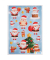 Weihnachtsetikett Weihnachtsmann