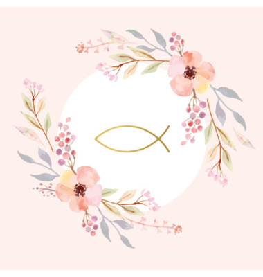 Motivserviette 33x33cm Kommunion