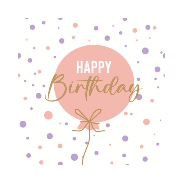 7321012120429 - Motivserviette 33x33cm Geburtstag 7321012120429 PaperDesign