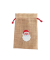 Weihnachtlicher Jutesack 17x25cm sortiert