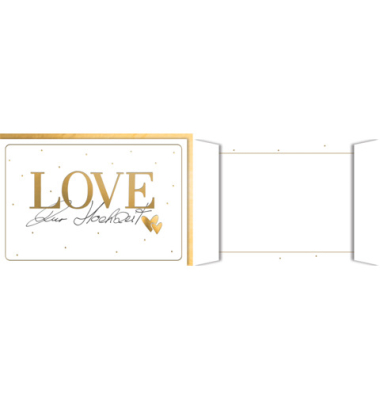 Vermählungskarte Geldschein