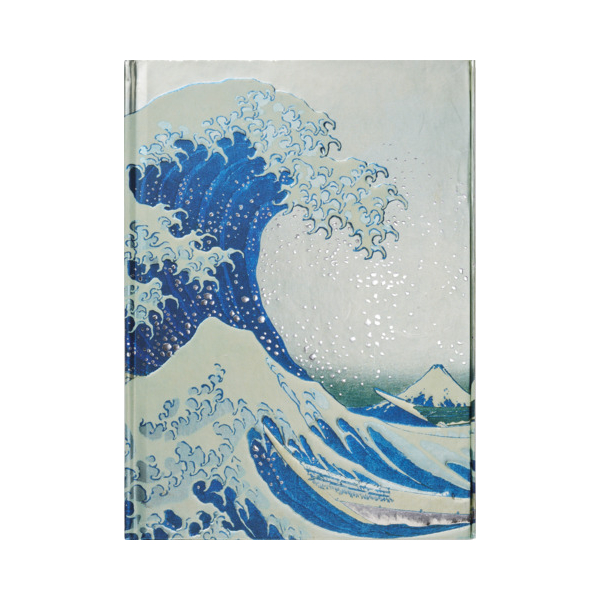 2 Stück FLAME TREE Notizbuch FTNB09, hokusai - The Great Wave, liniert, 88 Blatt 9780857753816 FLAME TREE