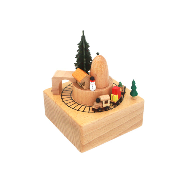 Donau Deko Spieluhr Jingle Bells natur 9004546571810 Donau