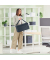 Desk Sharing Tasche Stoff samtgrau