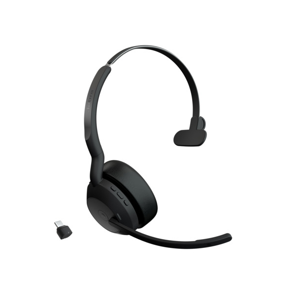 5706991027501 - Evolve2 55 MS Telefon On Ear Headset Bluetooth® Mono Schwarz Noise Cancelling Mikrofon-Rauschunterdrückung Headset Mono