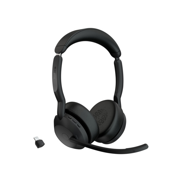 5706991027549 - Headset Evolve2 55 link380c Stereo Reichweite bis 30 m bis 10 h UC-optimiert schwarz