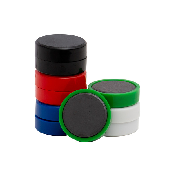Q-connect Magnet 10ST Ø35mm sortiert 5705831026490 Q-connect