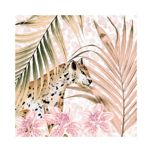 PaperDesign Motivservietten 211985 / Leopard, 3-lagig, 25x25cm 7321012119850 PaperDesign
