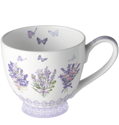 Kaffeebecher 0,45l Schöner Lavendel