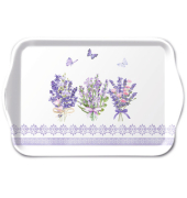 Tablett 13x21cm Schöner Lavendel