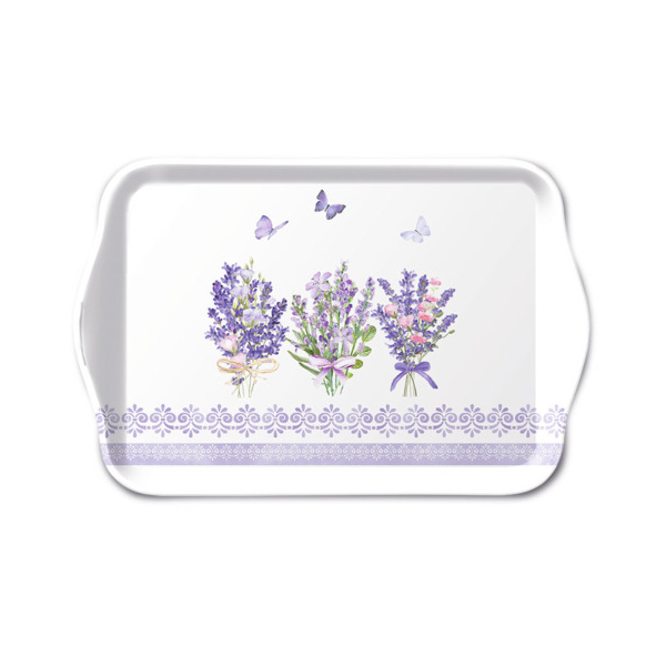 Ambiente Tablett 13x21cm Schöner Lavendel 8712159202953 Ambiente