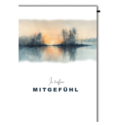 Trauerkarten 811390 11,5x17 cm 115mm x 170mm (BxH) bunt