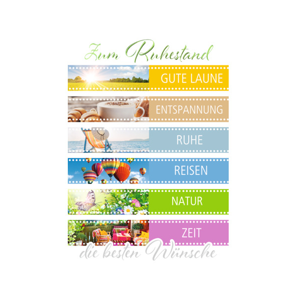 9004546585978 - Glückwunschkarten 60-6965 115x17 cm 115mm x 170mm (BxH) bunt 9004546585978 Alpedia