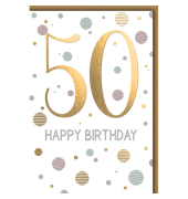 Geburtstagskarten 526850 11,5x17 cm 115mm x 170mm (BxH) Jubil&auml;umsjahr bunt