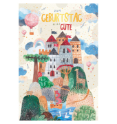 Geburtstagskarten 51-10324 11,5x17 cm 115mm x 170mm (BxH) Geburstagsbillet Kinder bunt