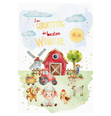 Geburtstagskarte Kinder