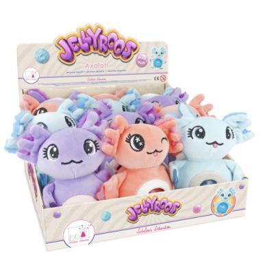 Quetschfigur Jellyroos Axolotl sortiert