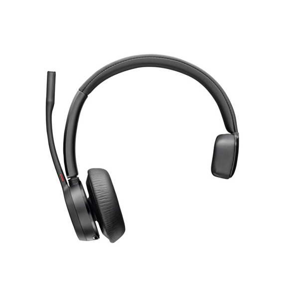 0197029610034 - HP Poly Voyager 4310 USB-A Headset +BT700 Dongle Computer On Ear Headset Bluetooth® Mono Schwarz Noise Cancelling Lautstärkeregelung Mikrofon-Stummschaltung