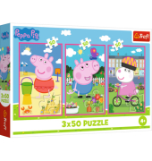 Puzzle 3x50 Peppa Pig