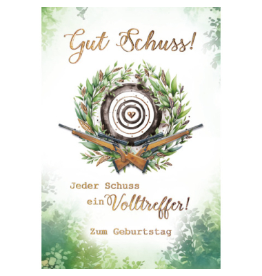 Geburtstagskarten 51-5176 11,5x17 cm 115mm x 170mm (BxH) bunt