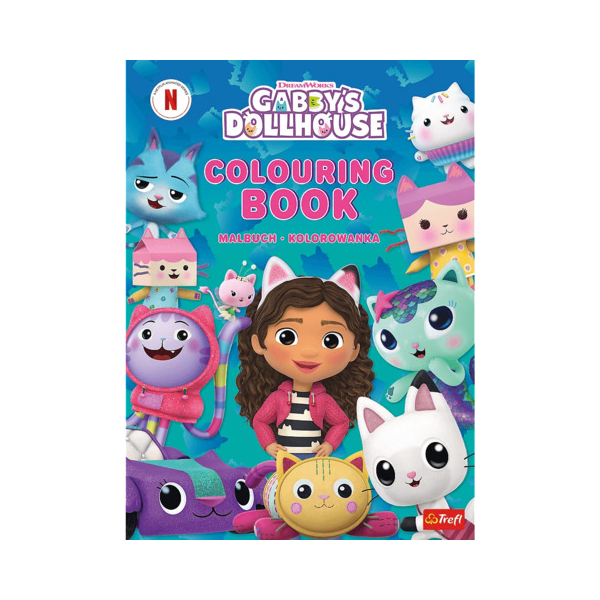 Trefl Malbuch Gabby's Dollhouse 9788368084689 Trefl