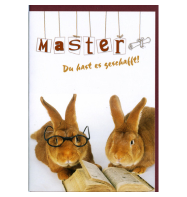 Gl&uuml;ckwunschkarten 64-1301 11,5x17 cm 115mm x 170mm (BxH) bunt