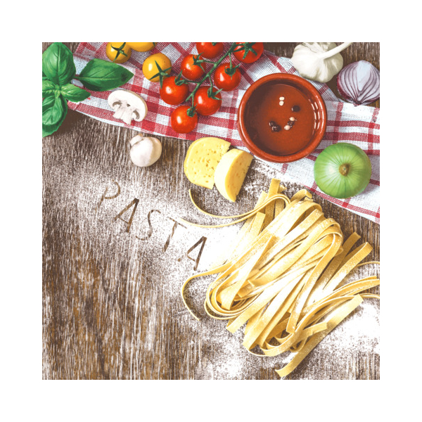 7321012120573 - Motivserviette 33x33cm Kulinarik 7321012120573 PaperDesign