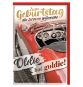 Geburtstagskarten 5510039 11,5x17 cm 115mm x 170mm (BxH) Auto bunt