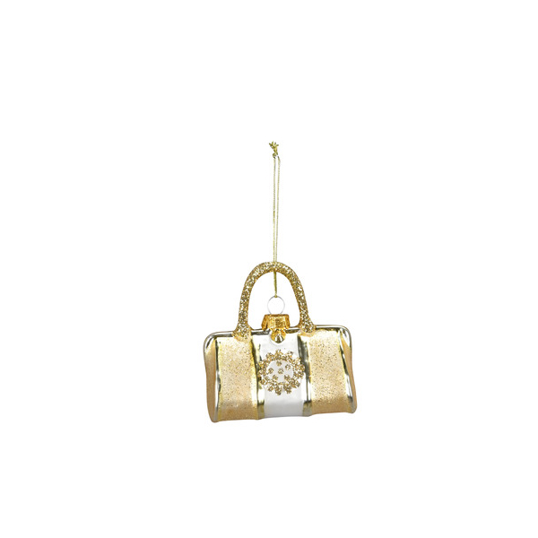 4 Stück Alpedia Weihnachtlicher  Behang Tasche gold 4060706072141 Alpedia