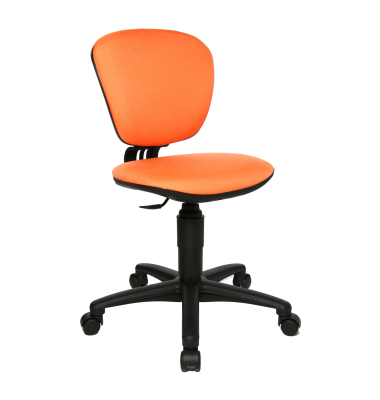 Kinderdrehstuhl High Kid, orange / schwarz, bis 60kg, ohne Kopfst&uuml;tze