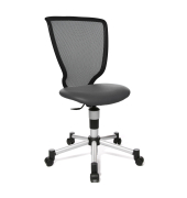 Kinderdrehstuhl Titan Junior, anthrazit / silber, bis 60kg, ohne Kopfst&uuml;tze
