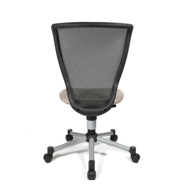 Kinderdrehstuhl Titan Junior, grau / silber, bis 60kg, ohne Kopfstütze