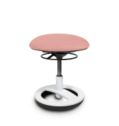Kindersitzhocker SU83CR1 Sitness Bobby, wei&szlig;/zartrosa, h&ouml;henverstellbar, bis 60kg