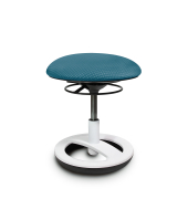 Kindersitzhocker SU83CR5 Sitness Bobby, wei&szlig;/petrol blau, h&ouml;henverstellbar, bis 60kg