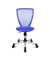B&uuml;rodrehstuhl Titan Junior, blau / silber, bis 60kg, ohne Kopfst&uuml;tze
