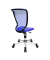 B&uuml;rodrehstuhl Titan Junior, blau / silber, bis 60kg, ohne Kopfst&uuml;tze